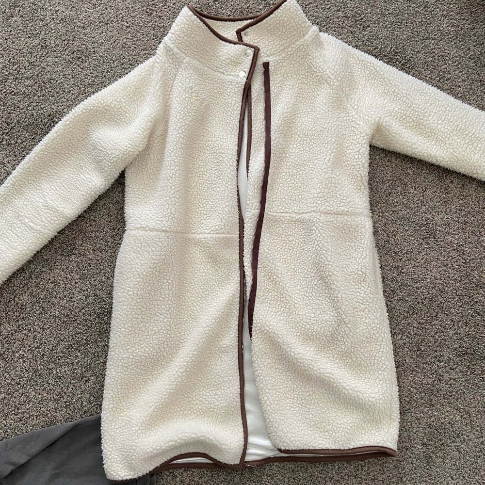 Sherpa pea coat